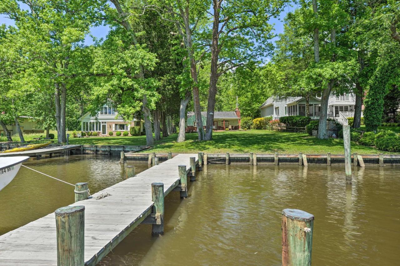 Waterfront Annapolis Home Fire Pit And Fishing Pier 외부 사진