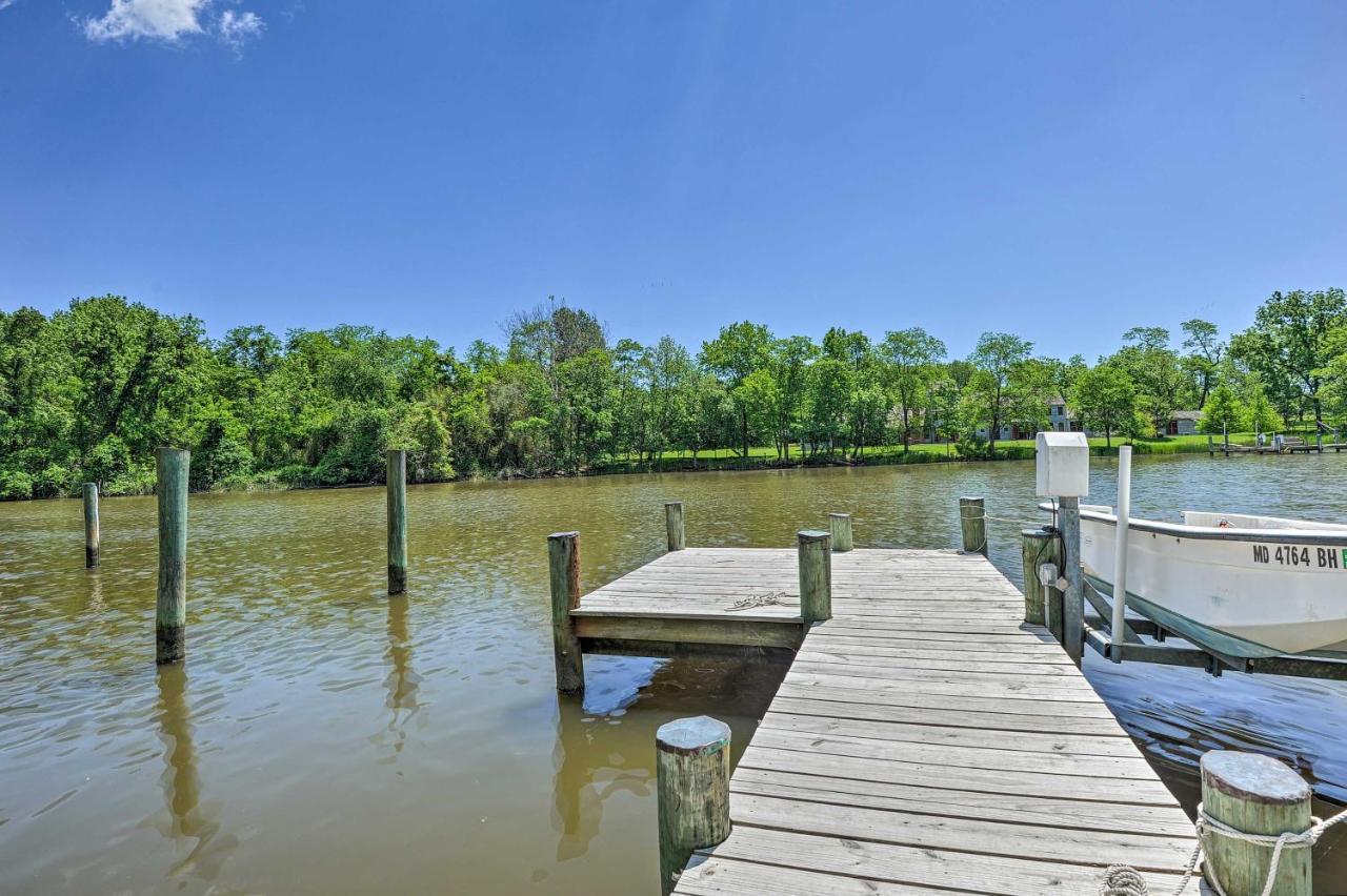 Waterfront Annapolis Home Fire Pit And Fishing Pier 외부 사진